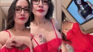 Sisca Mellyana Pap Buat Kamu Versi Lingerie Merah